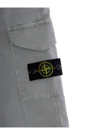 grey cotton trousers STONE ISLAND KIDS | K2S163100004S0198V0164
